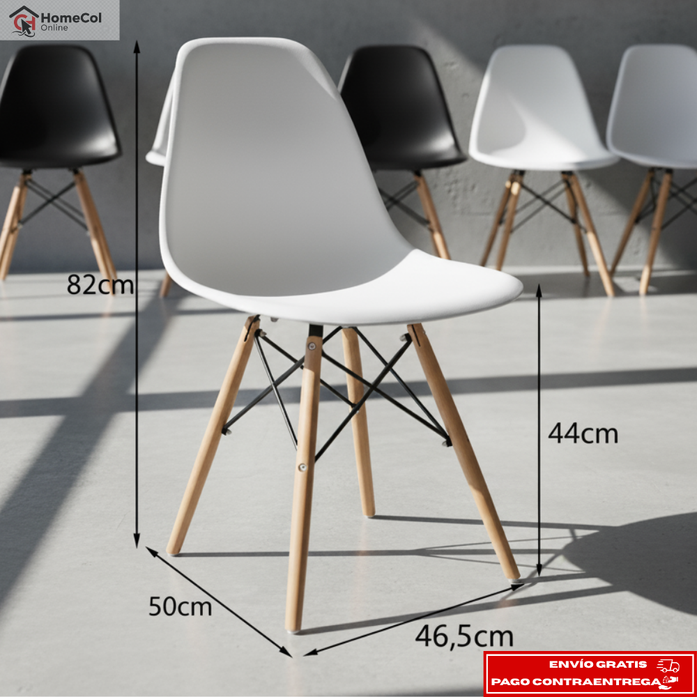 SET X4 Sillas Eames Nórdicas™ PROMOCIÓN