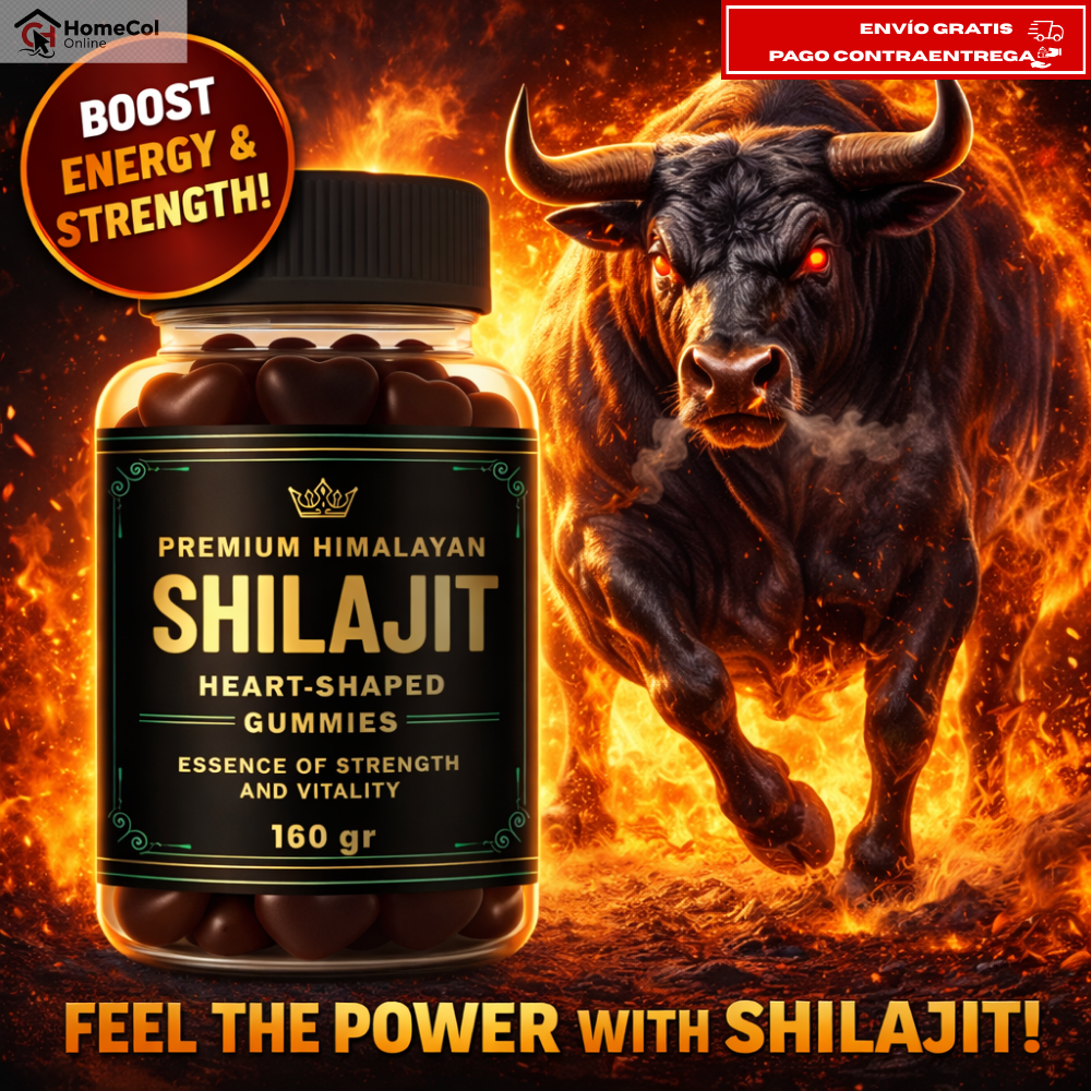 OFERTA ESPECIAL Gomitas Premium Shilajit™: Más energía, de forma natural