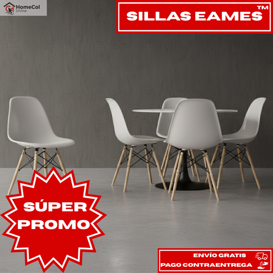 SET X4 Sillas Eames Nórdicas™ PROMOCIÓN