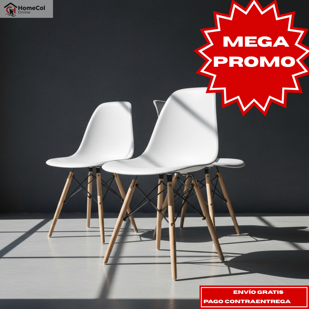 SET X4 Sillas Eames Nórdicas™ PROMOCIÓN