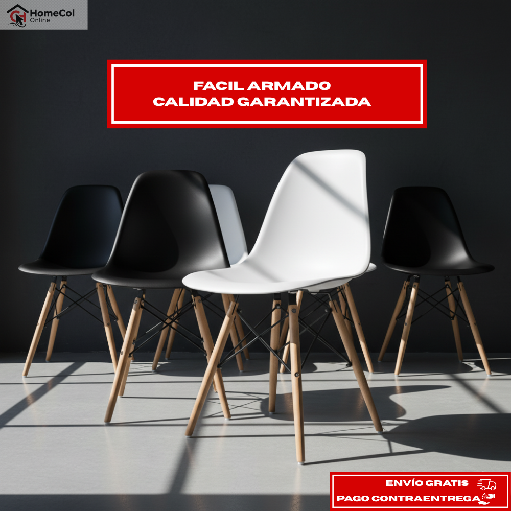 SET X4 Sillas Eames Nórdicas™ PROMOCIÓN